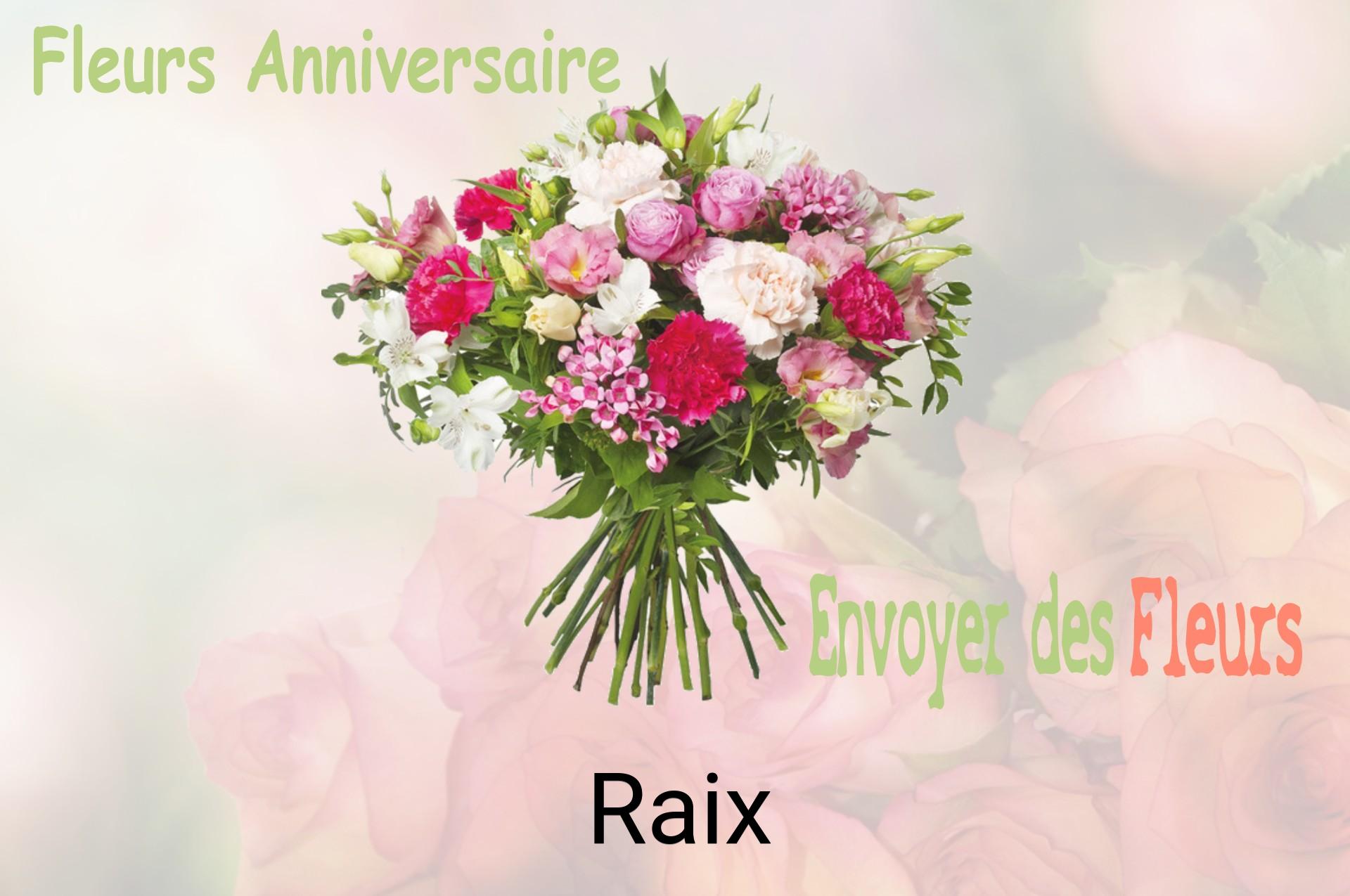 Bouquet de fleurs d’anniversaire livré à Raix